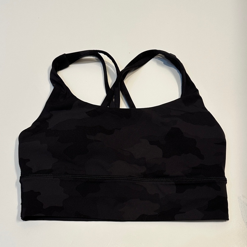 Lululemon Athletica Dark Camouflage Sports Bra